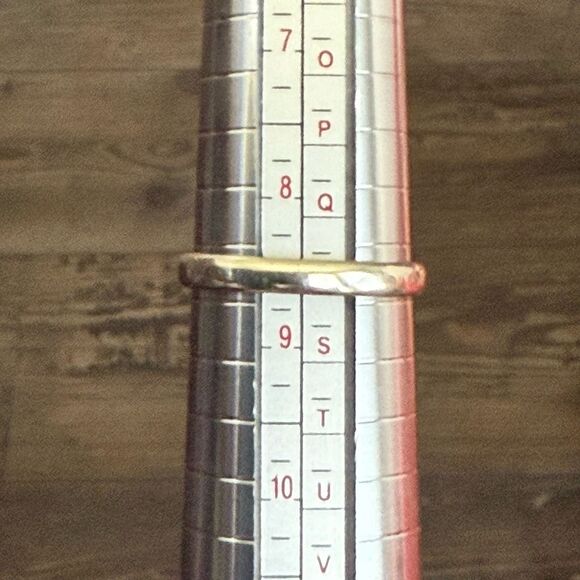 Unique Blue Copper Turquoise Multi Stone Ring Southwestern Sterling Silver Sz 8 - Picture 5 of 6